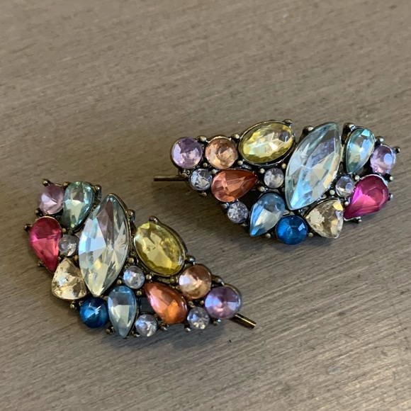 BaubleBar sugarfix earrings, multicolor shatter - Picture 3 of 3